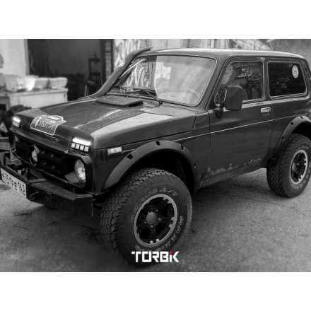 Расширители арок TORBIK Lada NIVA 4x4 3D (резанные) 40мм