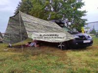 Тент автомобильный "Маркиза Арм",  две стенки, лес