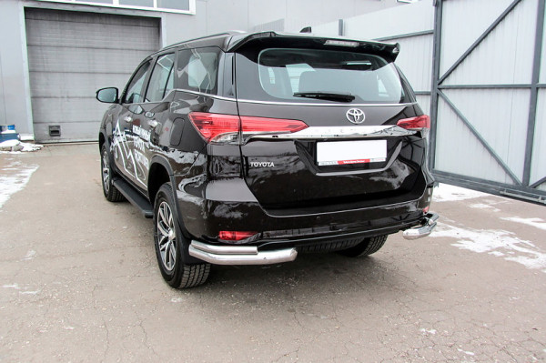 Уголки d76+d42 двойные Toyota Fortuner (2017)