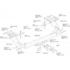 Фаркоп Oris для Mitsubishi L200 2014-2015