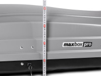 Автобокс MaxBox PRO 520 (большой) серый 196*80*43 см двустороннее открывание