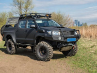 Расширители колесных арок пластиковые (задние) KDT для Toyota Hilux