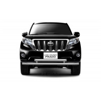 Защита переднего бампера двойная ⌀63/63мм (НПС) Toyota LAND CRUISER PRADO 150 2013-2016