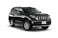 Защита переднего бампера одинарная диаметром 63мм (НПС) TOYOTA LAND CRUISER PRADO 150 2013-2016