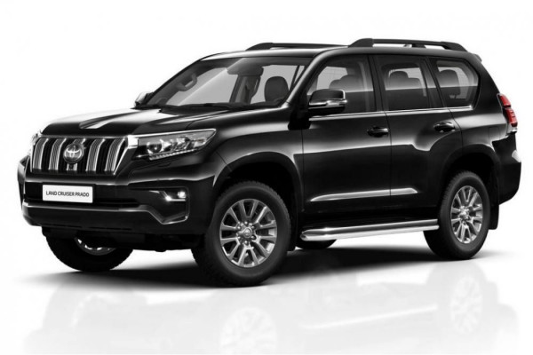 Защита порогов окантовка ⌀51мм (НПС) Toyota LAND CRUISER PRADO 150 с 2013-