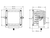 Светодиодные фары RIGID Radiance POD XL с янтарной подсветкой корпуса