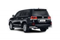 Защита порогов окантовка диаметром 63 мм (НПС) TOYOTA LAND CRUISER 200 с 2014 года