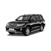 Защита порогов окантовка диаметром 51 мм (НПС) TOYOTA LAND CRUISER 200 с 2014 года