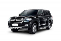 Защита порогов окантовка диаметром 63 мм (НПС) TOYOTA LAND CRUISER 200 с 2014 года