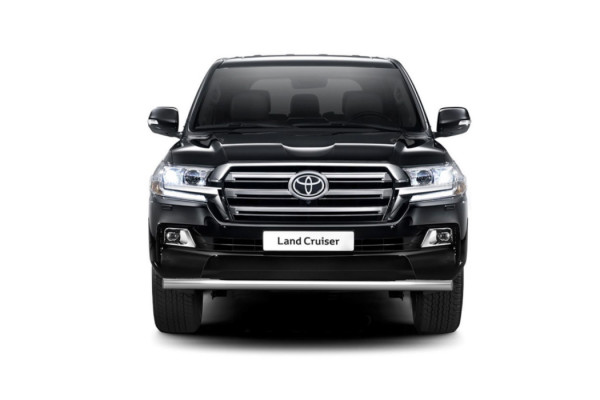 Защита переднего бампера одинарная 63мм (НПС) Toyota LAND CRUISER 200 с 2014