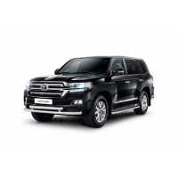 Защита переднего бампера двойная 63/63мм (НПС) Toyota Land Cruiser 200 с 2014