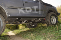 Силовые пороги KDT II поколения для Land Cruiser 80