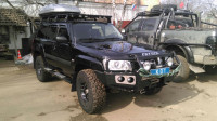 Силовые пороги KDT алюминиевые на Nissan Patrol Y61